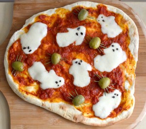ghostly pizza